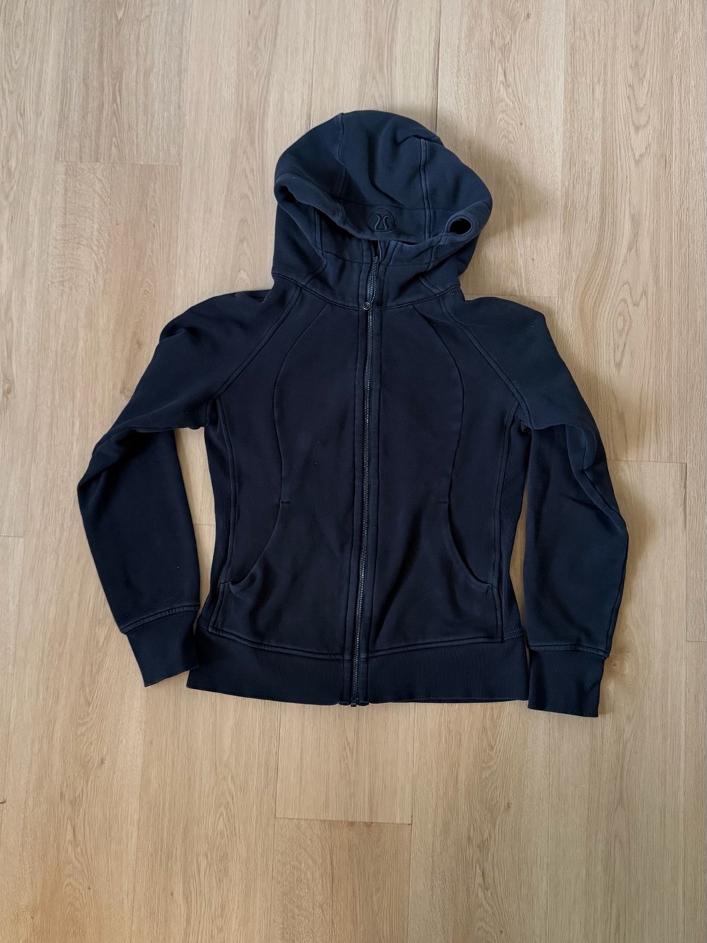 Lululemon Scuba Black Hooded Zip-Up Jacket